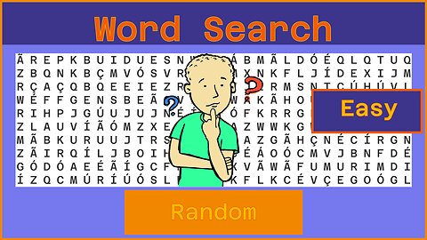 Word Search - Challenge 12/13/2022 - Easy - Random