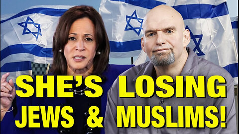 Fetterman Admits Kamala Is SCRAMBLING After LOSING Jewish Voters!