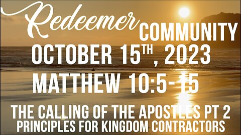 October 15, 2023 Service