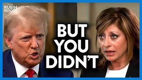 Trump Gets Annoyed as Host Reminds Him He Failed to Drain the Swamp | DM CLIPS | Rubin Report