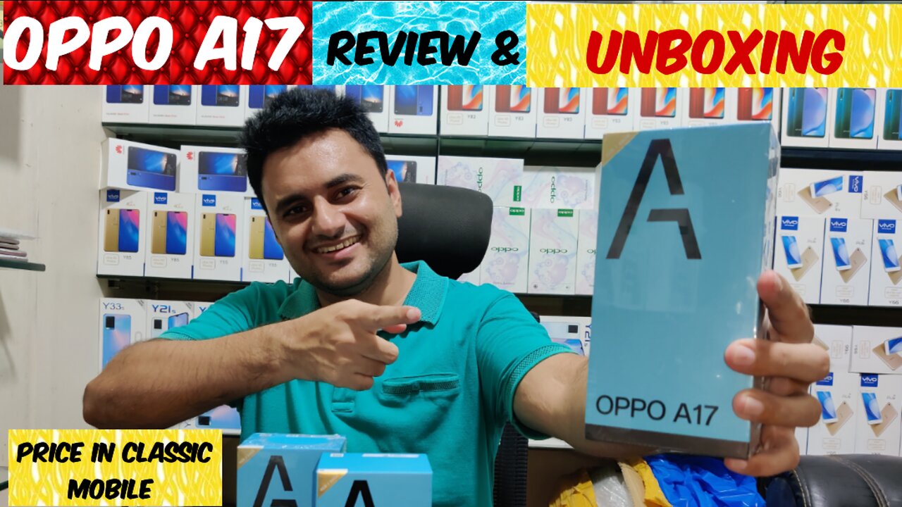 cheap price #oppo A17 #review in Hindi & urdu #classic #mobile #mobilemarket #secondhandmobile