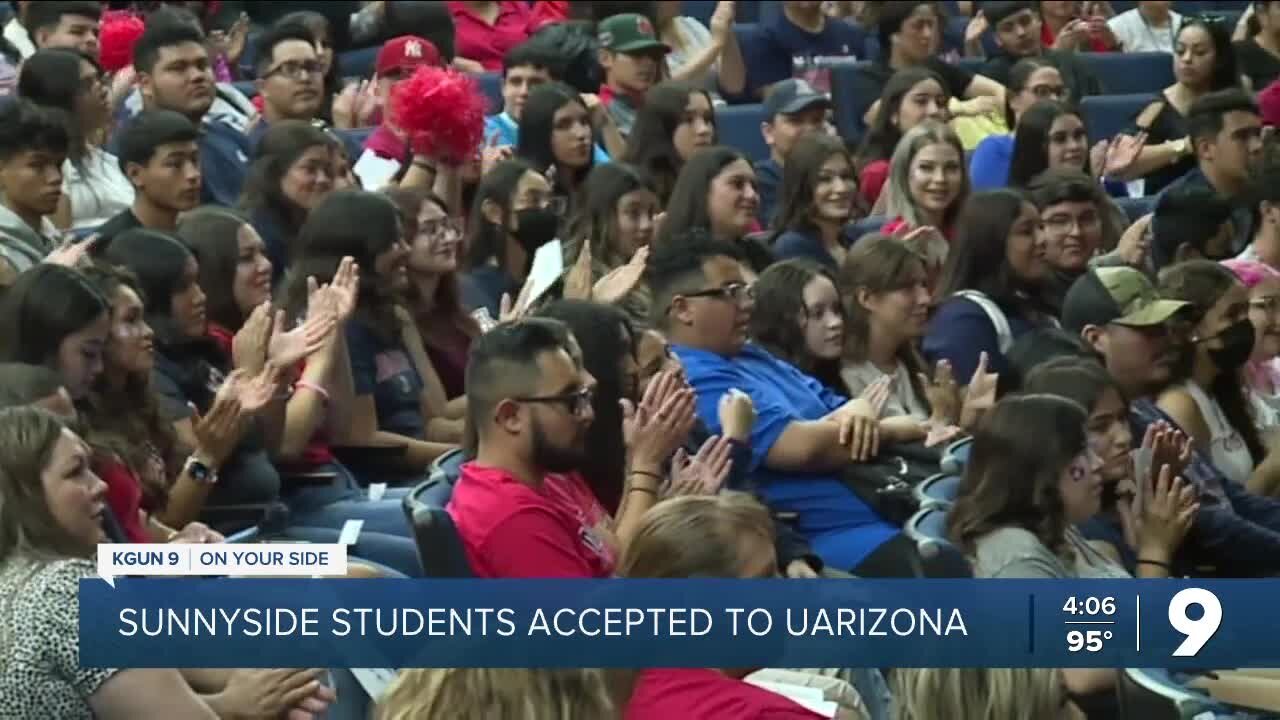 Sunnyside High School celebrates UArizona-bound seniors