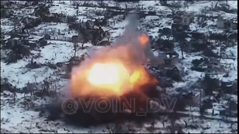 Near Vuhledar: Russian Tos-1 thermobaric missiles hits the positions of the Ukrainian army