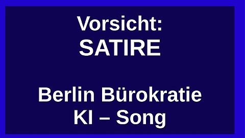 MeGGi - #satire - Berlin Bürokratie - #kisong