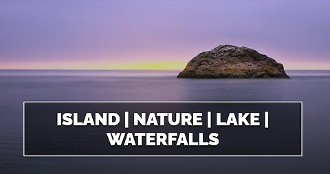 Island Nature Lake Waterfalls