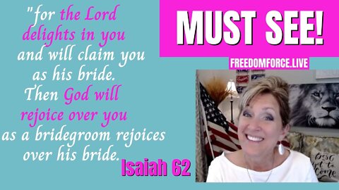 Must See from Isaiah 62!