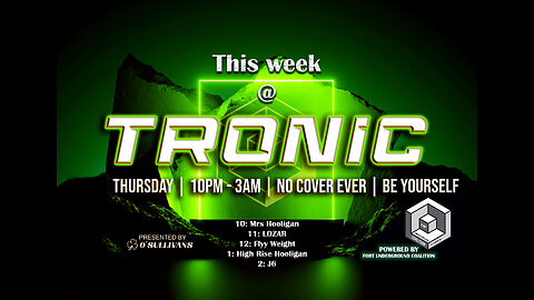 Tronic Thursdays