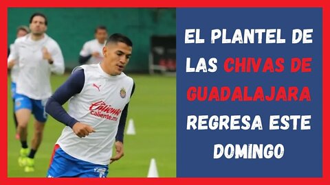 El plantel de las Chivas de Guadalajara regresa este domingo - Ultimas Noticias de Chivas