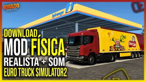 ▶️MOD FÍSICA REALISTA + SOM FEIXES DE MOLAS EURO TRUCK SIMULATOR 2 1.44