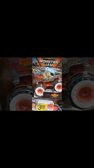 Spicy New Monster Jam Chase! Wasabi Warrior #shorts #diecast #monstertruck #monsterjam
