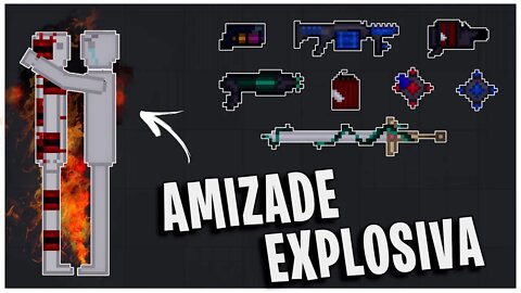 Amizade EXPLOSIVA e ARMAS DIFERENTES no People Playground