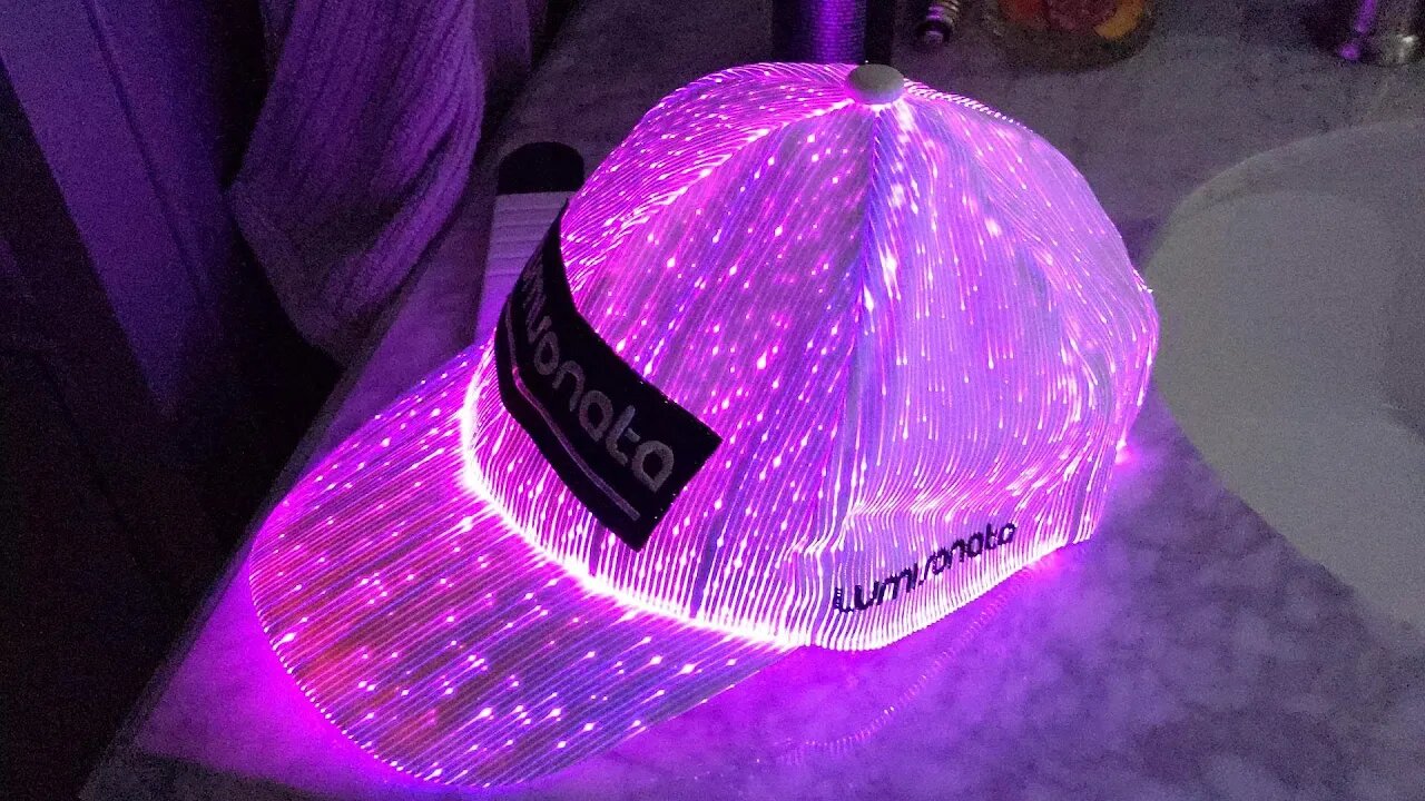 Unboxing: lumisonata Baseball Cup Led Hat Adjustable Light Up 7 Colors Women Men Glow Flash Rave