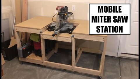 Fold Away Miter Saw Station and Assembly Table!