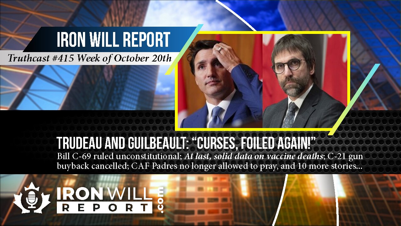 Weekly News: Trudeau and Guilbeault, "Curses, Foiled Again" - C-69 Fails