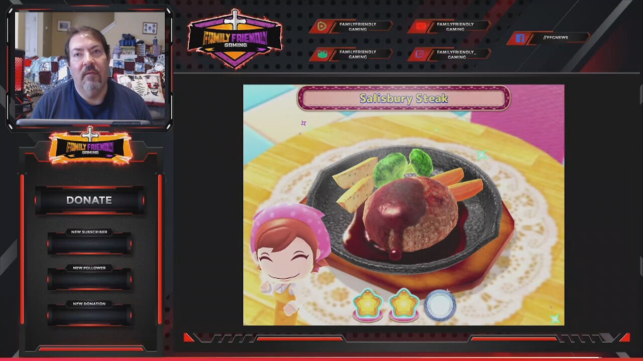 Cooking Mama cuisine Salisbury Steak