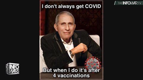 Fauci Claimed Vaccinated Will Never Get COVID As He Comes Down With COVID