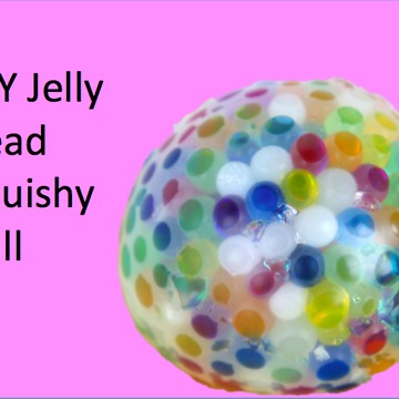 DIY Jelly bead squishy ball