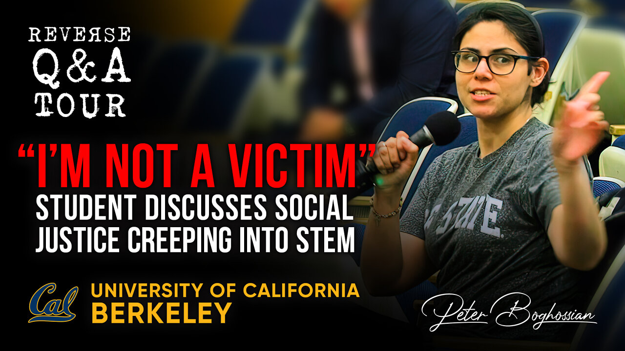 "I'm Not A Victim" - Student discusses how Social Justice crept into her STEM degree