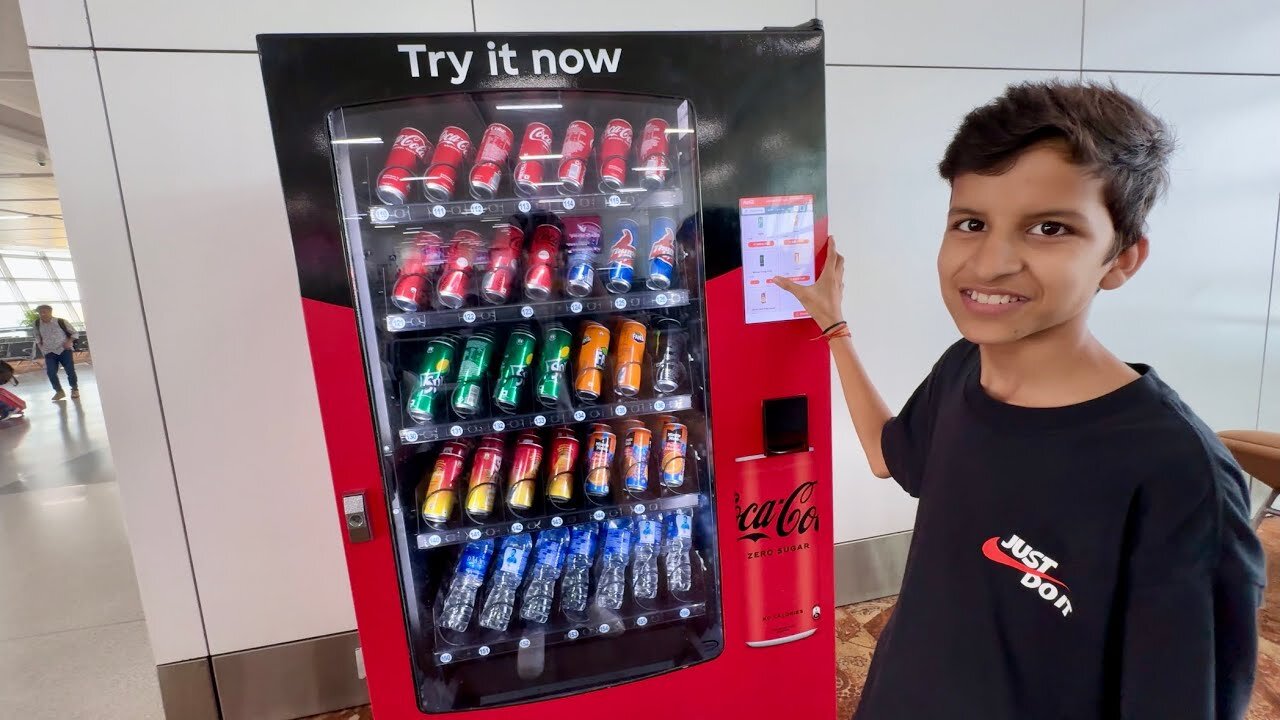 Vending Machine Try Ki First Time 😃