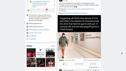 Chiefs fans take a page from Bills Mafia playbook, begin donating to Oishei Children's Hospital