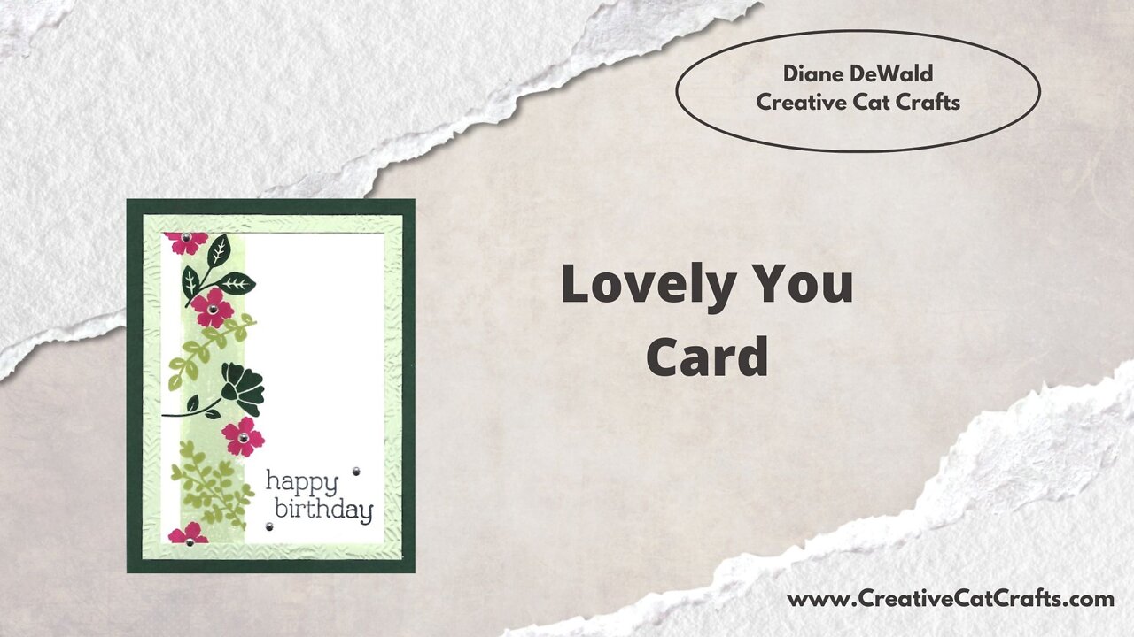 Lovely You Quick Card