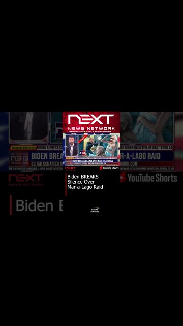 Biden BREAKS Silence Over Mar-a-Lago Raid #shorts