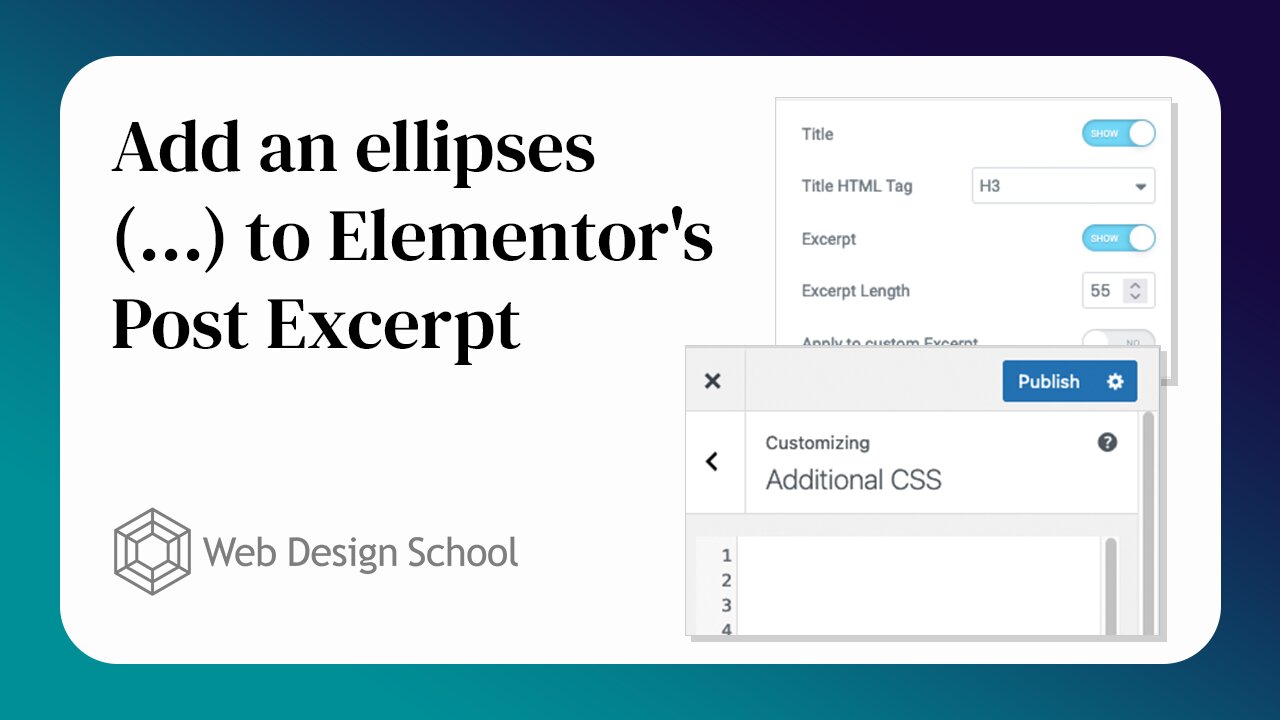 How to Add Ellipses to Elementor’s Posts Excerpt