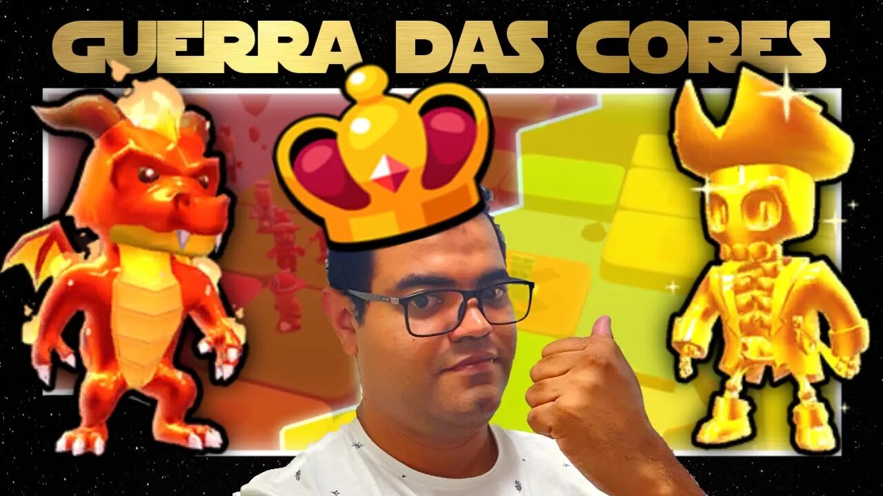 #STUMBLEGUYS GUERRA DAS CORES VERMELHO VS AMARELO !!!