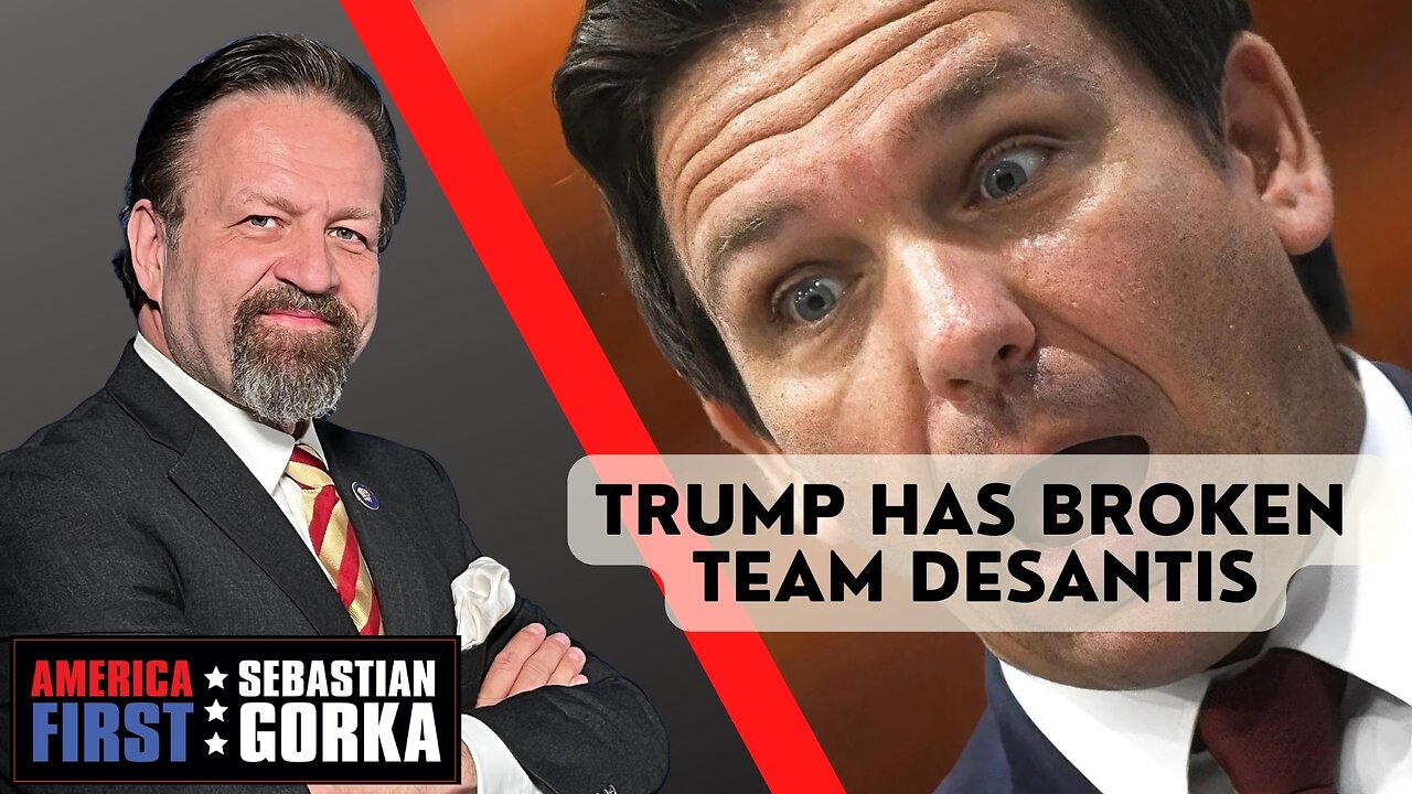 Trump has broken Team DeSantis. Mr. G with Sebastian Gorka on AMERICA First