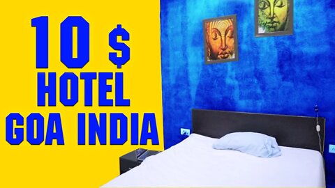 10 Dollars AC Private Room Mapusa Goa India Motel La Grande