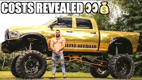 I Revealed EVERY COST of My 20" Lifted SEMA Truck...
