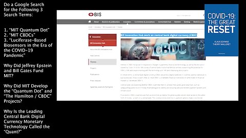 CBDCs | "The Fully Controlled Non-Anonymous Central Bank Currencies Is Approaching Faster Than We Think. The New York Fed Is Running a 12 Week Pilot Program with Major Banks."