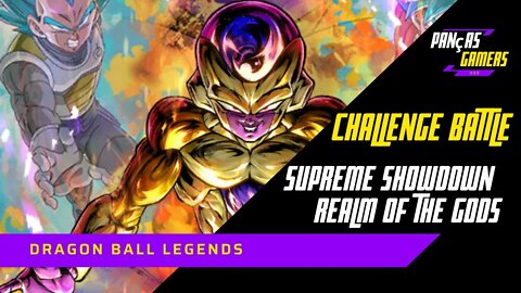 COMO VENCER A CHALLENGE BATTLE DO SUPREME SHOWDOWN REALM OF THE GODS NO DRAGON BALL LEGENDS