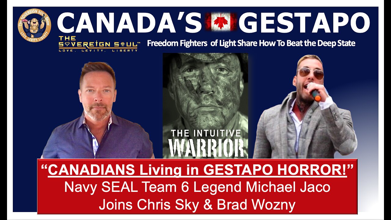 CANADIANS Living in Cabal GESTAPO HORROR-Michael Jaco hosts Freedom Fighters Chris Sky & Brad Wozny