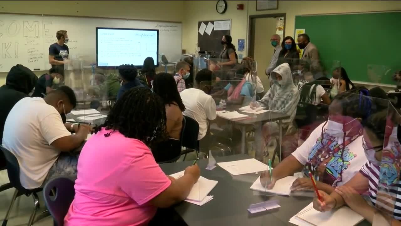 School is back in session for some at MPS; same safety measures in place