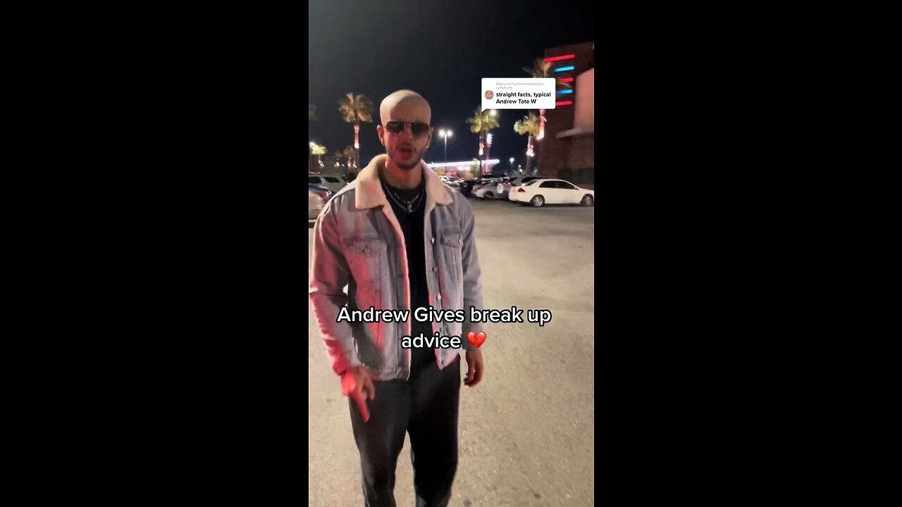 ANDREW TATE GIVES ADVICE ON HEART BREAK!