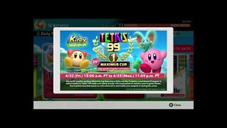 Tetris 99 - 29th Maximus Cup (4/22/22-4/25/22): Kirby and the Forgotten Land Theme