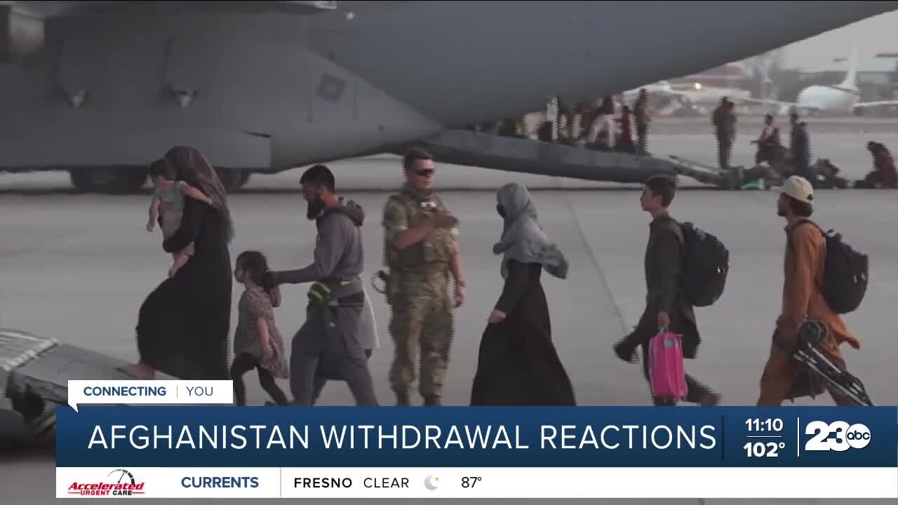 Officials comment on Afghan departure