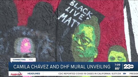 Camila Chávez and DHF mural unveiling