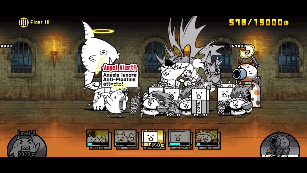 The Battle Cats - Heavenly Tower - Floor 16