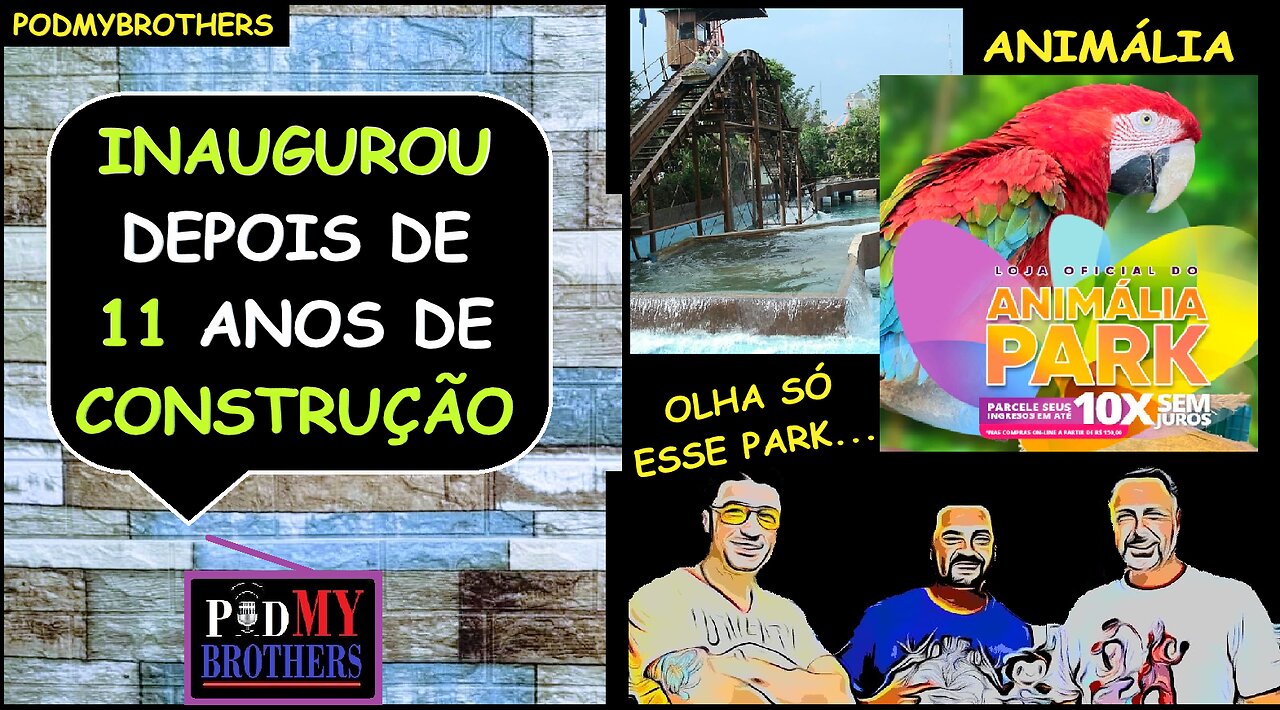 O ANIMÁLIA PARK É 4 VEZES MAIOR QUE O ANTIGO PLAYCENTER...