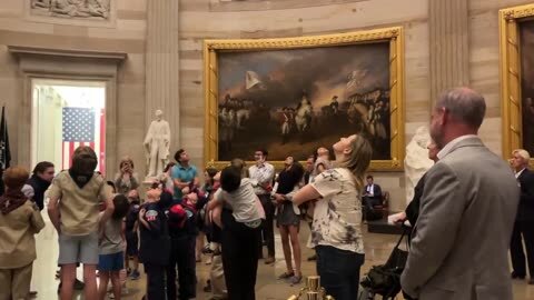 J.D. Vance Tours The Capitol With His Son&apos;s Cub Scout Troop