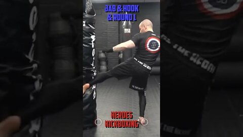 Heroes Training Center | Kickboxing & MMA "How To Double Up" Jab & Hook & Round 1 | #Shorts