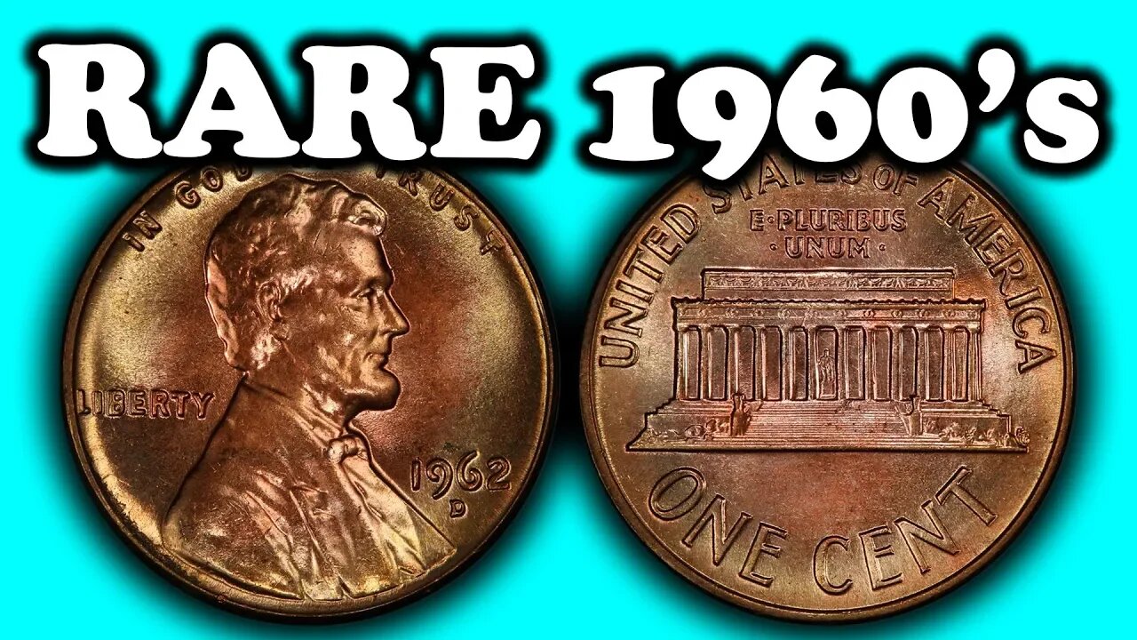 MOST VALUABLE PENNIES FROM THE 1960'S - SUPER RARE PENNIES WORTH MONEY!!