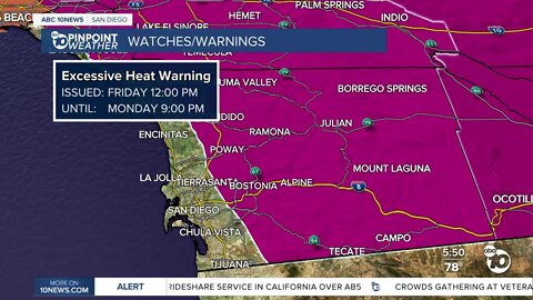 ABC 10News Weather With Meteorologist Angelica Campos