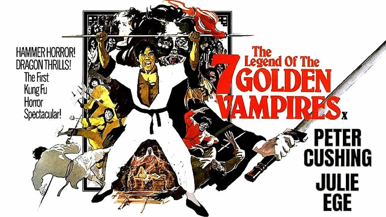 The Legend of the 7 Golden Vampires (1974) Peter Cushing, David Da-Wei Chiang, Julie Ege