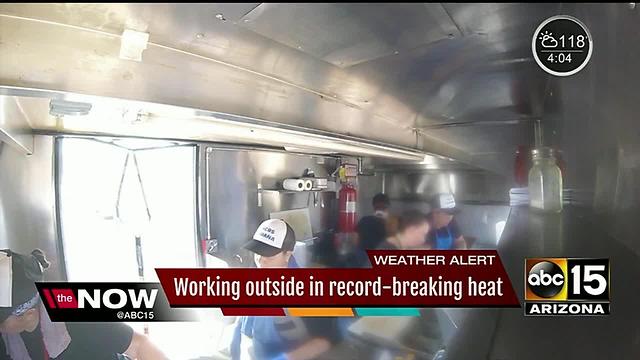 With Arizona heat rising, what it's like for outside workers
