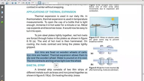 9th PHYSICS CH#8 Q 13consequences of exp Q 14applications of exp Q 15bimetal strip