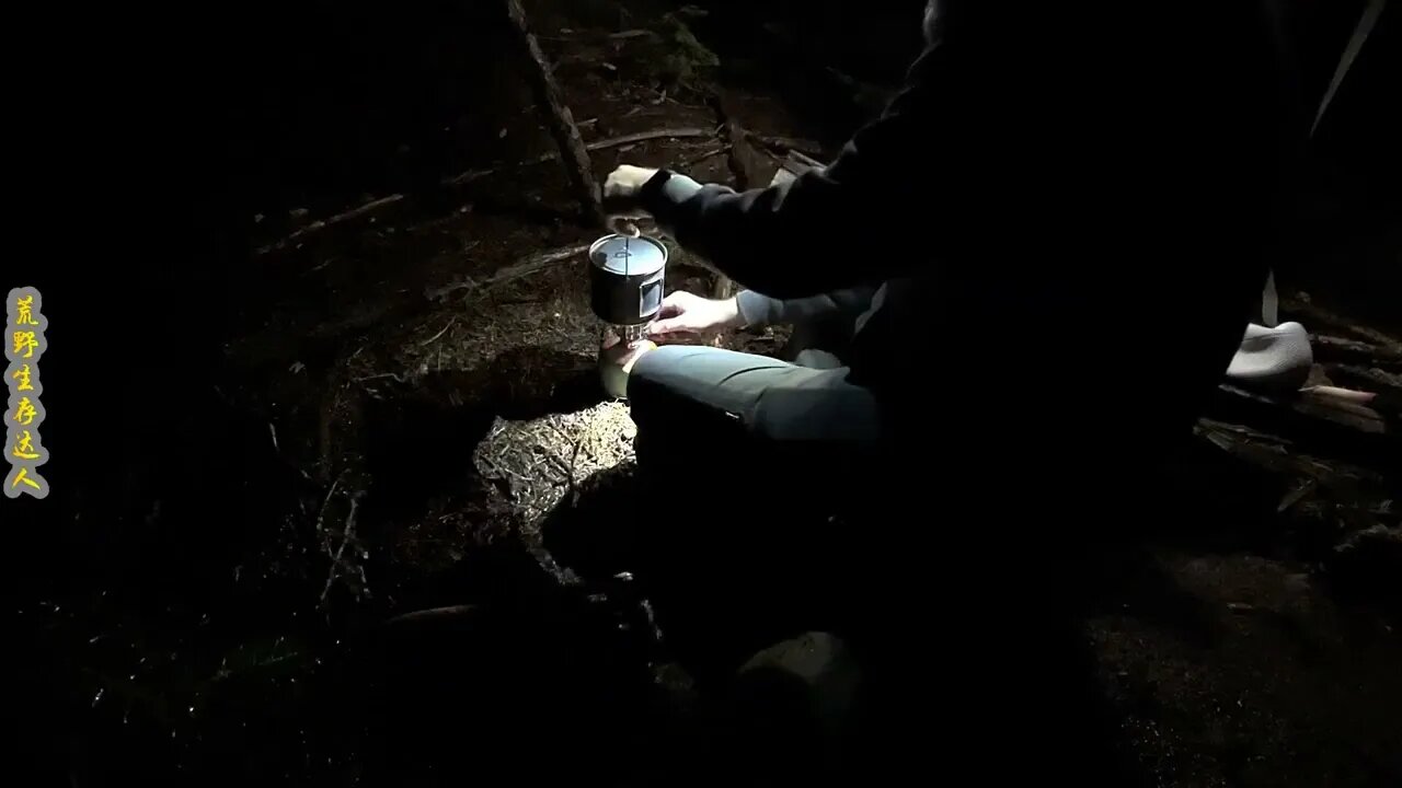Camping alone in the wilderness, it's nice to fall asleep to the sound of rain.27