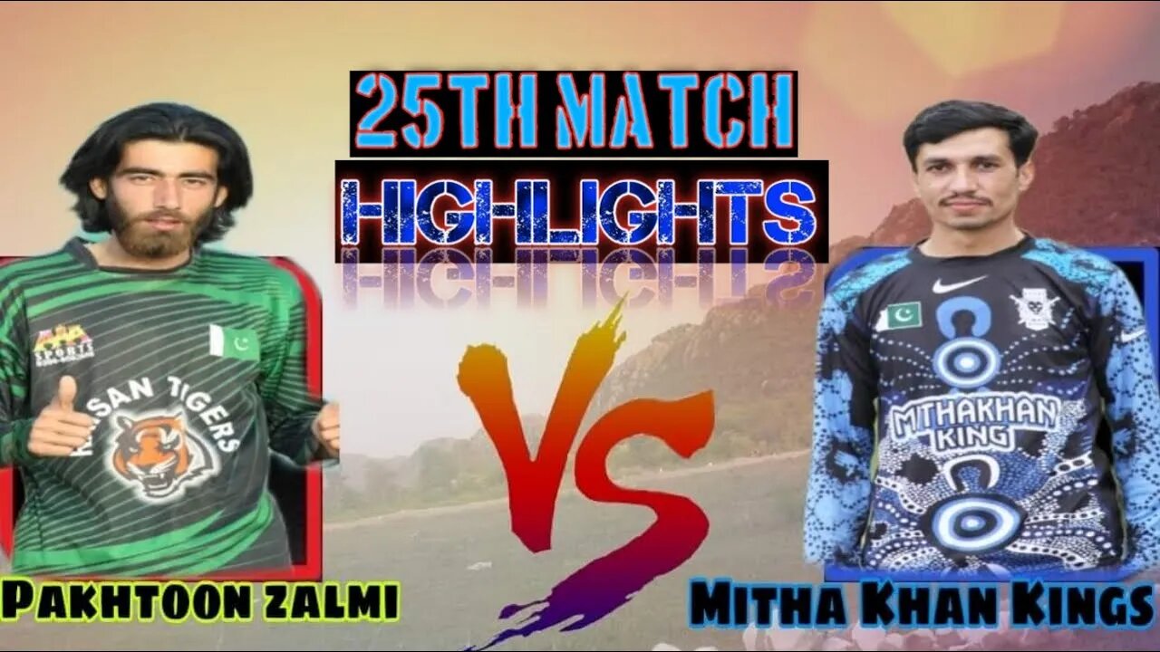 Highlights | Pakhtoon Zalmi VS MItha Khan Kings Match 25 RSL Ramzan Super League #cricketmela #AK-47